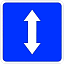 Знак 5.8. Реверсивное движение