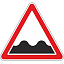 Знак 1.16. Неровная дорога