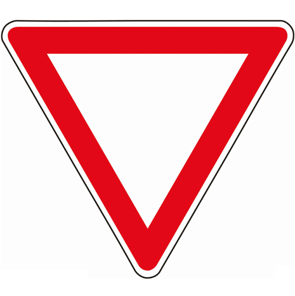 Знак 2.4. Уступите дорогу
