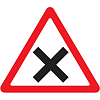 Знак 1.6. Пересечение равнозначных дорог