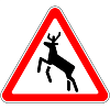 Знак 1.27. Дикие животные