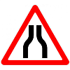 Знак 1.20.1. Сужение дороги.